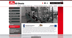 Desktop Screenshot of agchemia.pl