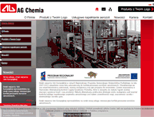 Tablet Screenshot of agchemia.pl